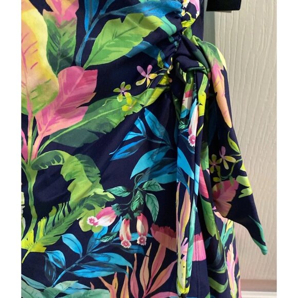 Lands’ End Women's Le Cami Swim Dress Tropical Floral Bathing Suit Size XS - Picture 4 of 12